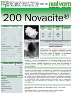 novacite 200 abrasive